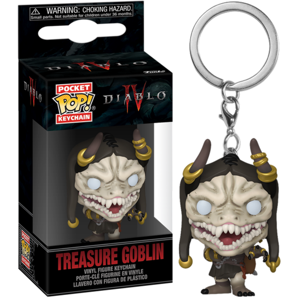 Funko Pocket Pop! Keychains - Diablo IV - Treasure Goblin - Pop Basement