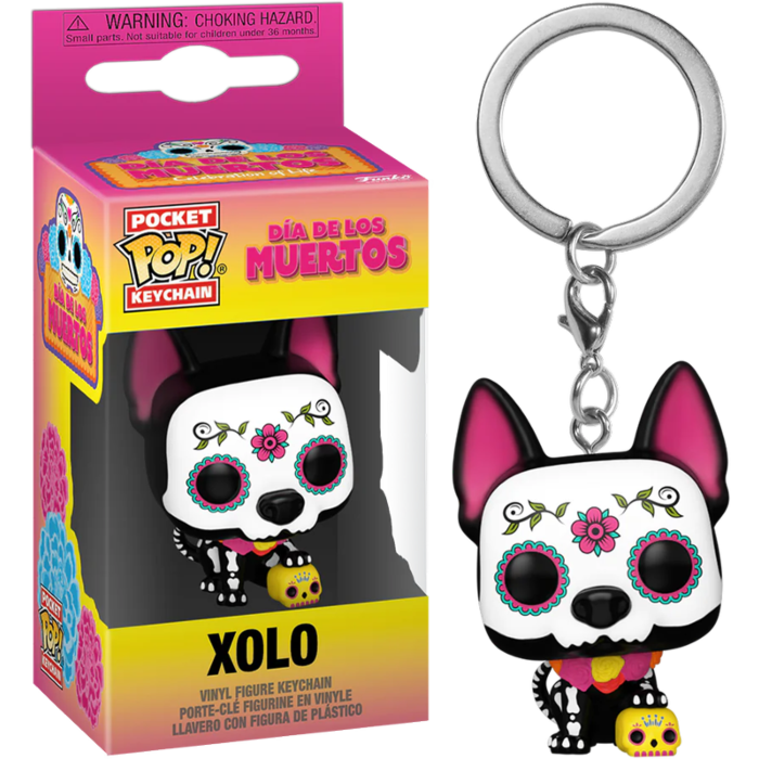 Funko Pocket Pop! Keychains - Día de los Muertos - Xolo - Pop Basement