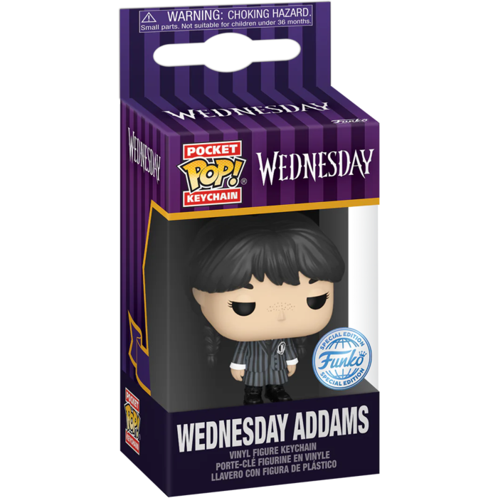Funko Pocket Pop! Keychains - Wednesday (2022) - Wednesday Addams - Pop Basement