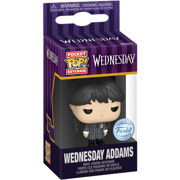 Funko Pocket Pop! Keychains - Wednesday (2022) - Wednesday Addams - Pop Basement