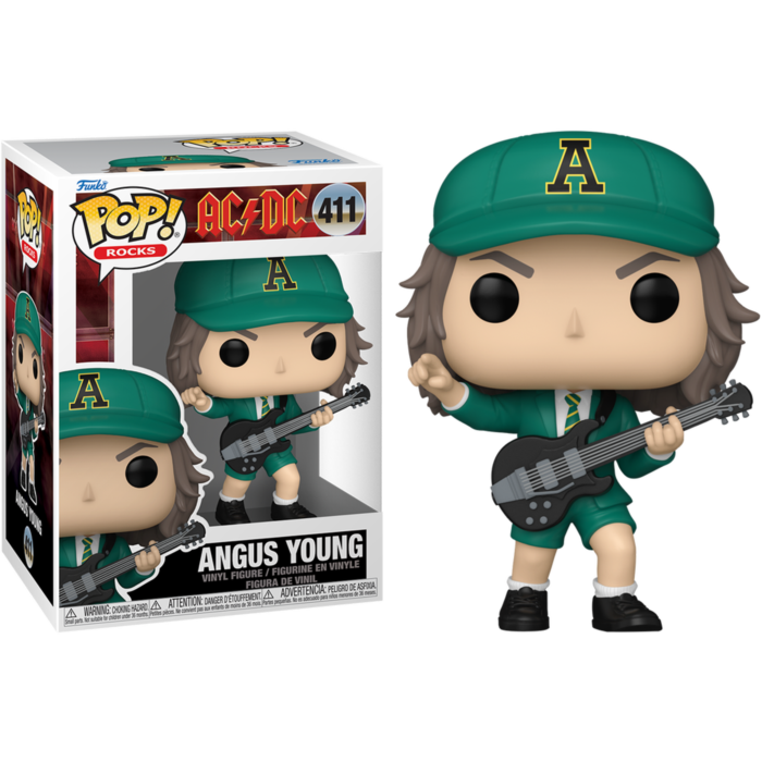 Funko Pop! AC/DC - Angus Young in Green #411 - Pop Basement