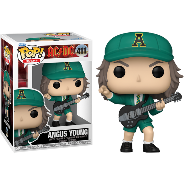 Funko Pop! AC/DC - Angus Young in Green #411 - Pop Basement