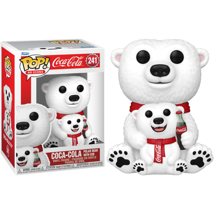 Funko Pop! Ad Icons - Coca-Cola Polar Bear with Cub #241 - Pop Basement