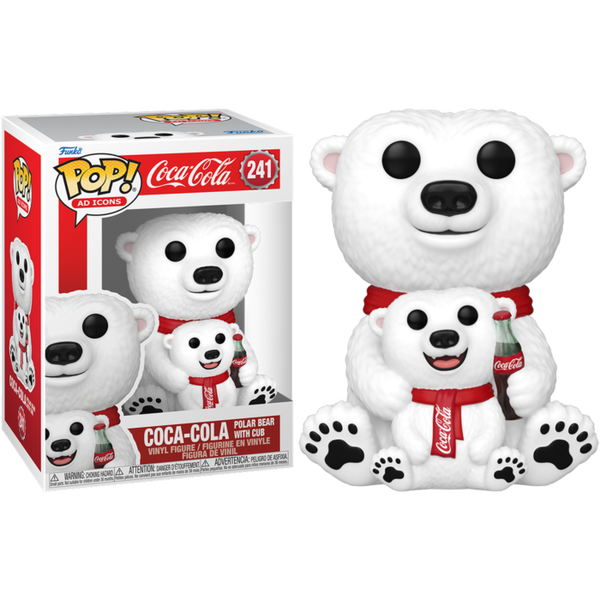 Funko Pop! Ad Icons - Coca-Cola Polar Bear with Cub #241 - Pop Basement