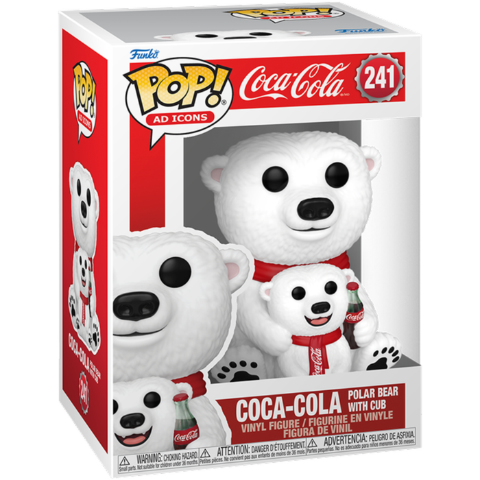 Funko Pop! Ad Icons - Coca-Cola Polar Bear with Cub #241 - Pop Basement