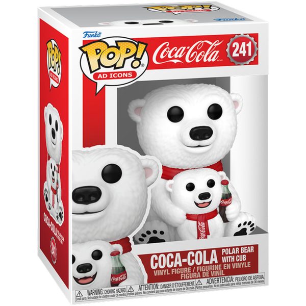 Funko Pop! Ad Icons - Coca-Cola Polar Bear with Cub #241 - Pop Basement