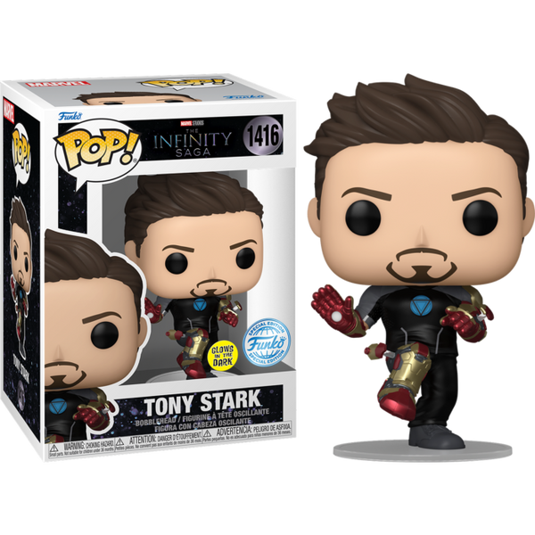 Funko Pop! Avengers - The Infinity Saga - Tony Stark Glow-in-the-Dark #1416 - Pop Basement