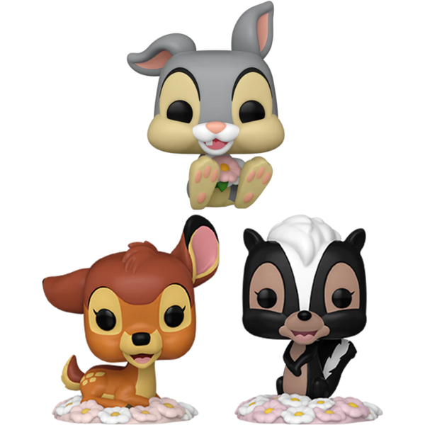 Funko Pop! Bambi (1942) - 80th Anniversary - In the Woods Disney Classics Bundle - (Set of 3) - Pop Basement