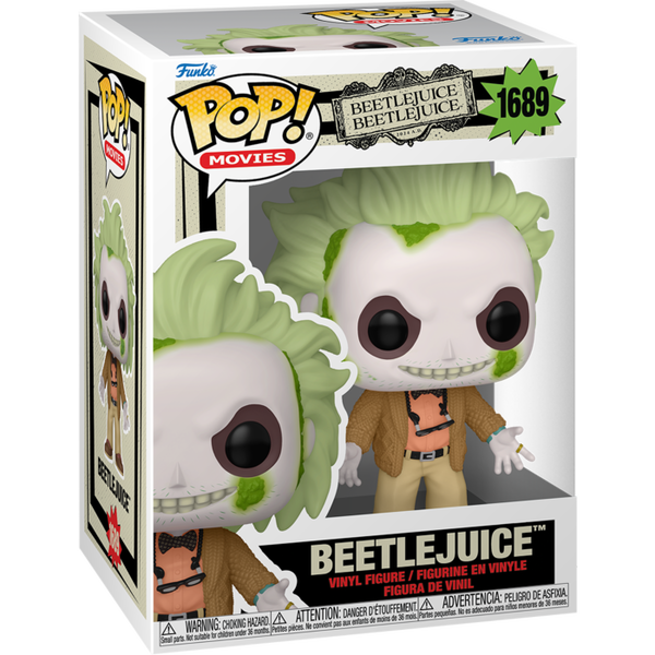 Funko Pop! Beetlejuice Beetlejuice - Beetlejuice #1689 - Chase Chance - Pop Basement