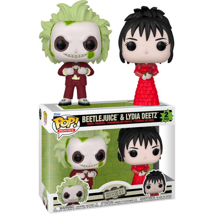 Funko Pop! Beetlejuice Beetlejuice - Beetlejuice & Lydia Deetz - 2-Pack - Pop Basement