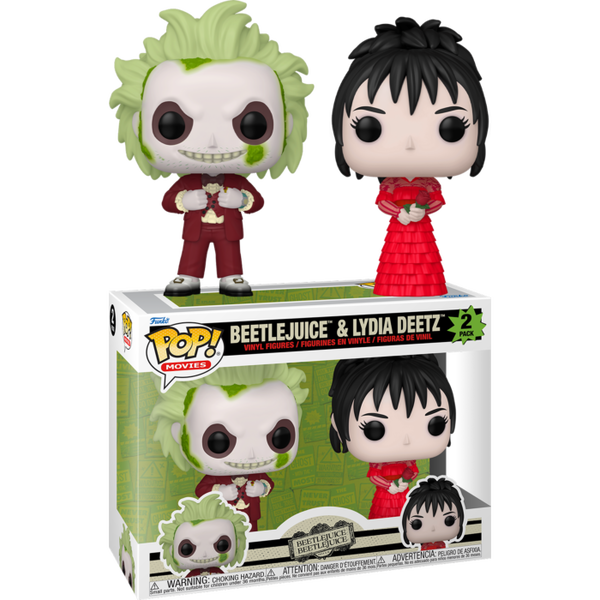 Funko Pop! Beetlejuice Beetlejuice - Beetlejuice & Lydia Deetz - 2-Pack - Pop Basement