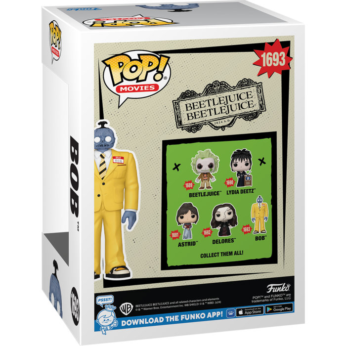 Funko Pop! Beetlejuice Beetlejuice - Bob #1693 - Pop Basement