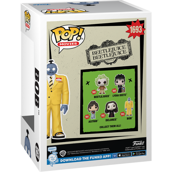 Funko Pop! Beetlejuice Beetlejuice - Bob #1693 - Pop Basement