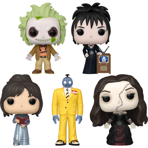 Funko Pop! Beetlejuice Beetlejuice - The Juice is Loose - Bundle (Set of 5) - Pop Basement