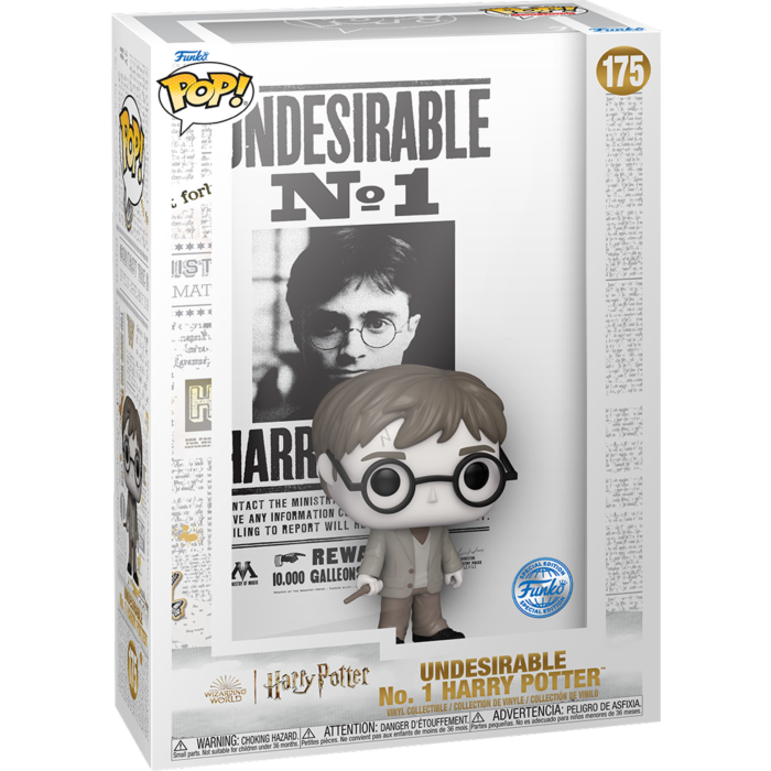 Funko Pop! Comic Covers - Harry Potter - Undesirable No. 1 Harry Potter Wanted Poster #175 - Pop Basement