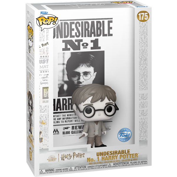 Funko Pop! Comic Covers - Harry Potter - Undesirable No. 1 Harry Potter Wanted Poster #175 - Pop Basement