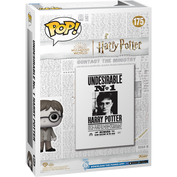 Funko Pop! Comic Covers - Harry Potter - Undesirable No. 1 Harry Potter Wanted Poster #175 - Pop Basement