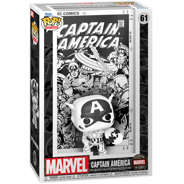 Funko Pop! Comic Covers - Marvel - 85th Anniversary - Captain America #112 #61 - Pop Basement