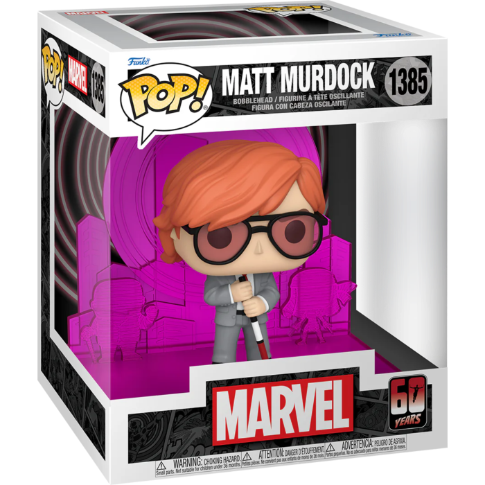 Funko Pop! Daredevil - Matt Murdock (with Radar) 60th Anniversary Deluxe #1385 - Pop Basement