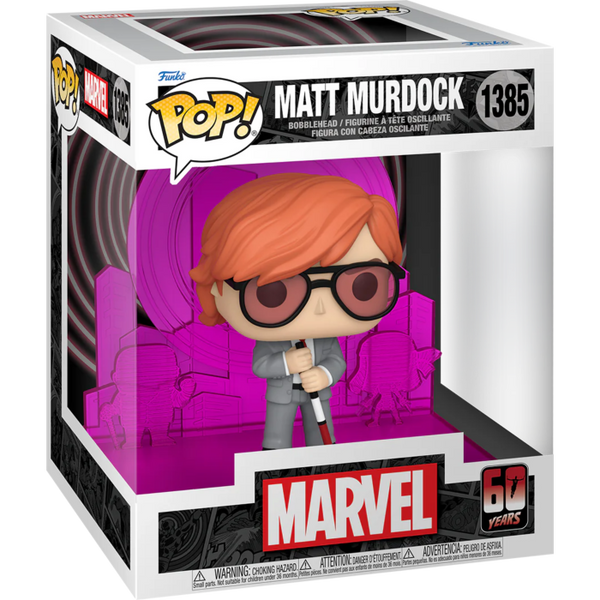 Funko Pop! Daredevil - Matt Murdock (with Radar) 60th Anniversary Deluxe #1385 - Pop Basement