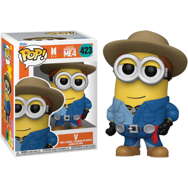 Funko Pop! Despicable Me 4 x BTS - V Minion #423 - Pop Basement