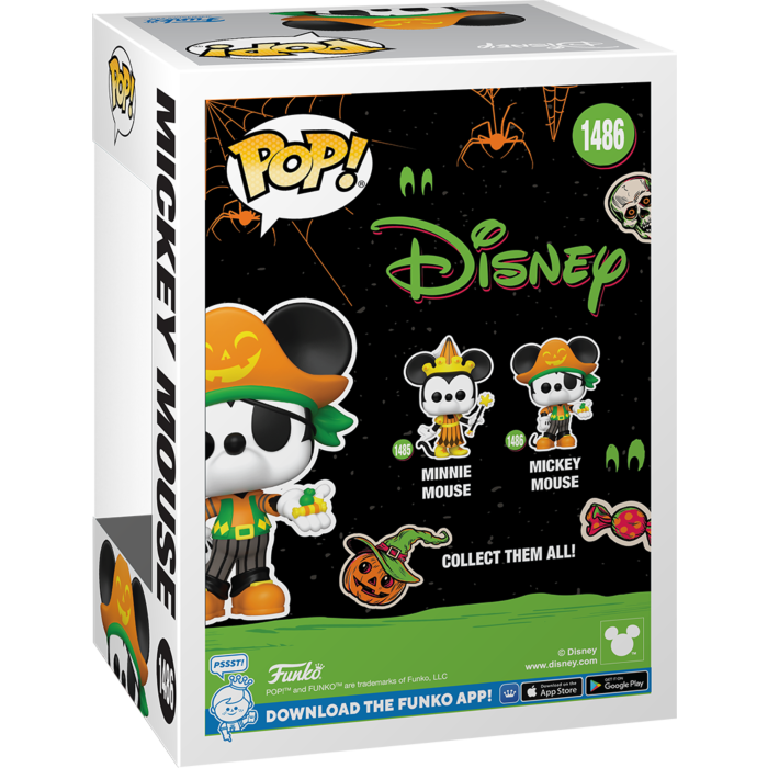 Funko Pop! Disney - Halloween - Mickey Mouse #1486 - Pop Basement