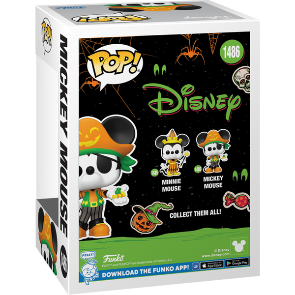 Funko Pop! Disney - Halloween - Mickey Mouse #1486 - Pop Basement