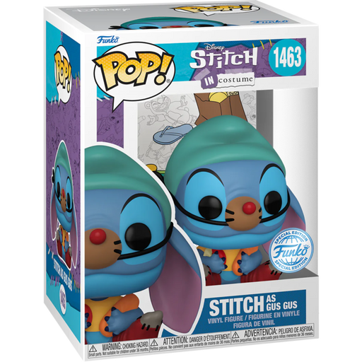 Funko Pop! Disney - Stitch in Costume - Stitch as Gus Gus #1463 - Pop Basement