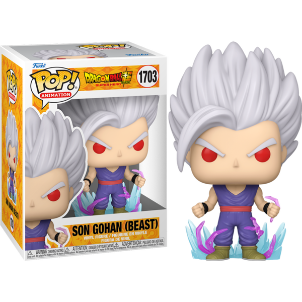 Funko Pop! Dragon Ball Super - Super Hero - Son Gohan (Beast) #1703 - Chase Chance - Pop Basement