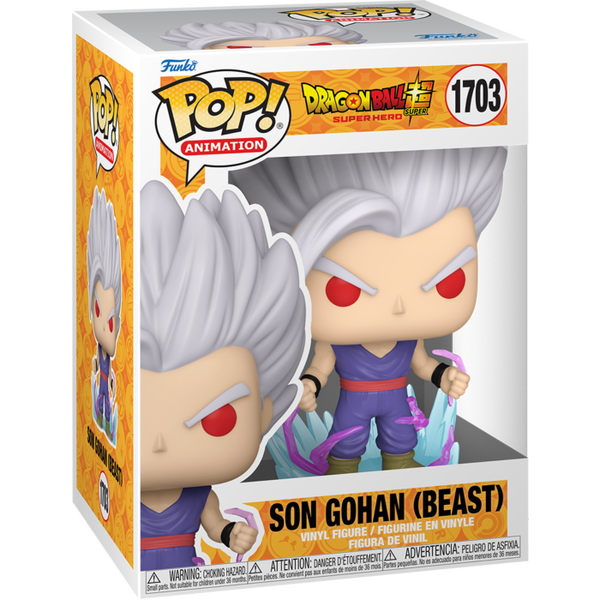 Funko Pop! Dragon Ball Super - Super Hero - Son Gohan (Beast) #1703 - Chase Chance - Pop Basement