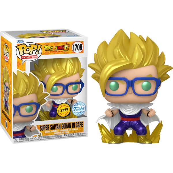 Funko Pop! Dragon Ball Supern - Super Hero - Gohan in Cape #1708 - Chase Chance - Pop Basement