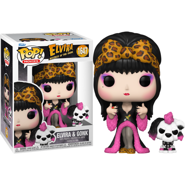 Funko Pop! Elvira - Mistress of the Dark - Elvira & Gonk #1647 - Pop Basement