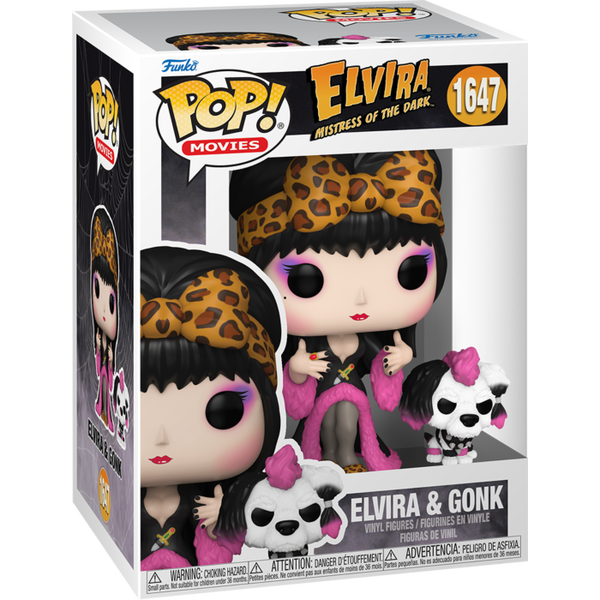 Funko Pop! Elvira - Mistress of the Dark - Elvira & Gonk #1647 - Pop Basement