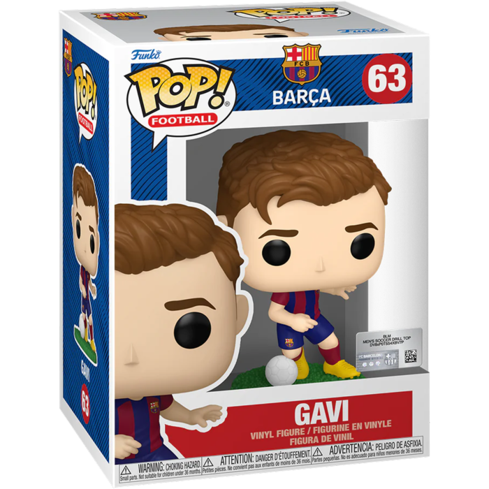 Funko Pop! Football (Soccer) - Barcelona - Gavi #63 - Pop Basement