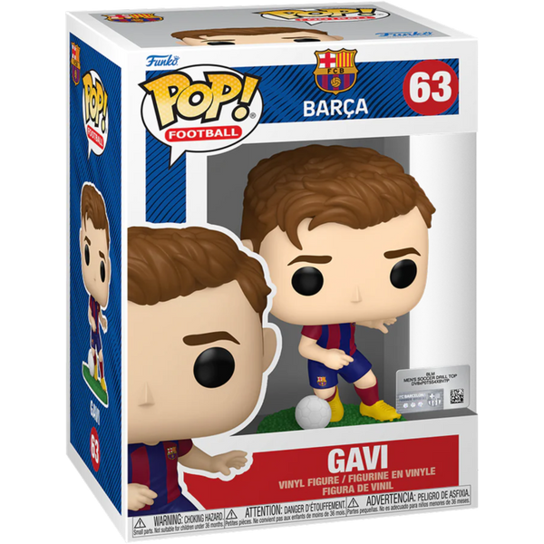 Funko Pop! Football (Soccer) - Barcelona - Gavi #63 - Pop Basement