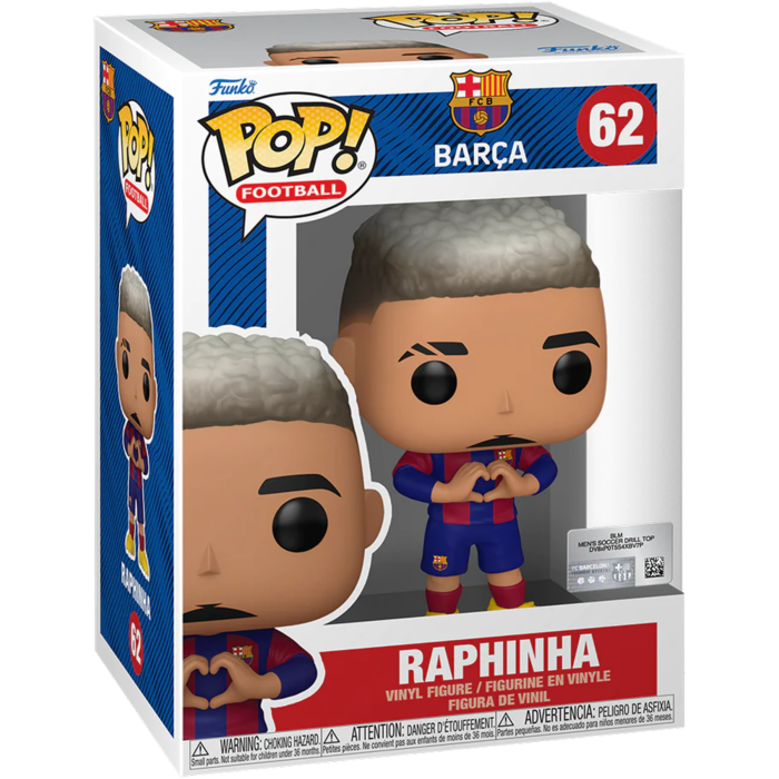 Funko Pop! Football (Soccer) - Barcelona - Raphinha #62 - Pop Basement