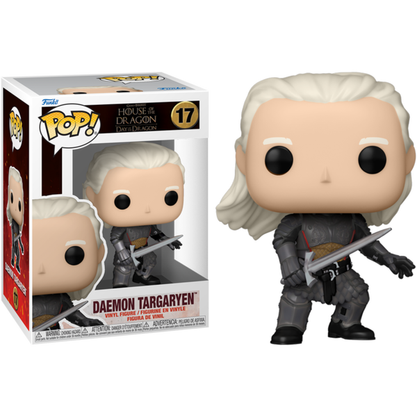 Funko Pop! Game of Thrones - House of the Dragon - Daemon Targaryen with Dark Sister #17 - Pop Basement