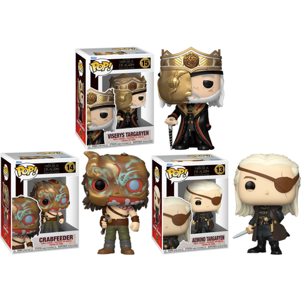 Funko Pop! Game of Thrones - House of the Dragon - Day of the Dragon Bundle - Set of 3 - Pop Basement