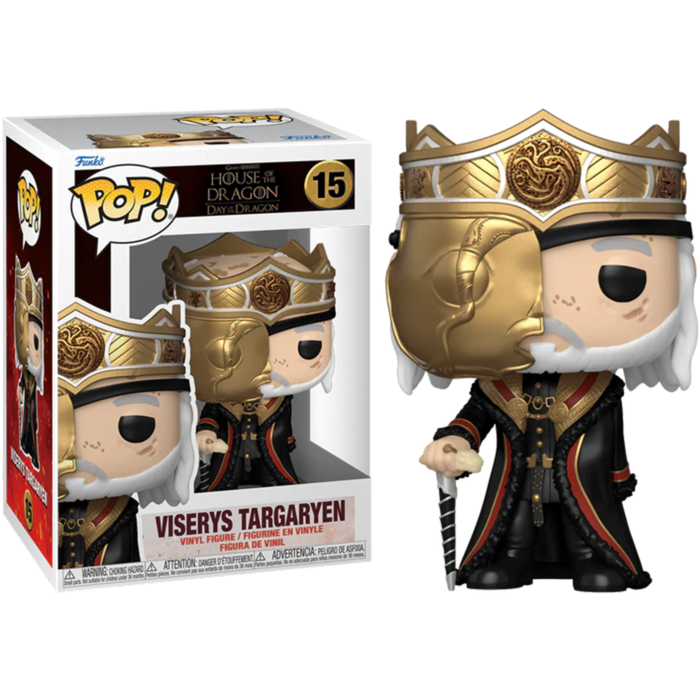 Funko Pop! Game of Thrones - House of the Dragon - Masked Viserys Targaryen #15 - Pop Basement