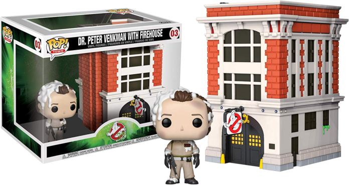 Funko Pop! Ghostbusters - Dr. Peter Venkman with Firehouse #03 - Pop Basement