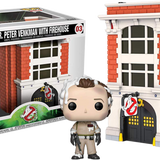 Funko Pop! Ghostbusters - Dr. Peter Venkman with Firehouse #03 - Pop Basement