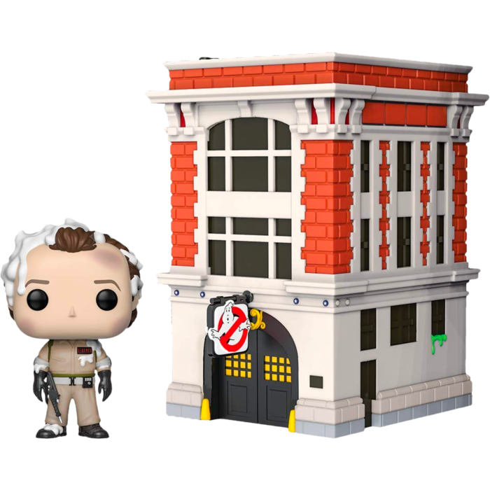 Funko Pop! Ghostbusters - Dr. Peter Venkman with Firehouse #03 - Pop Basement