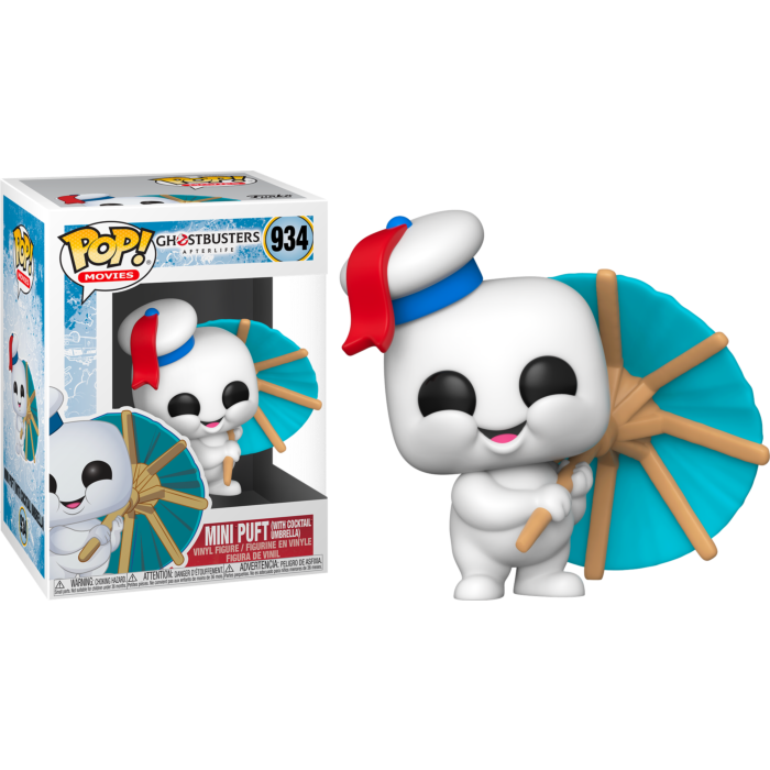 Funko Pop! Ghostbusters Afterlife - Mini Puft with Cocktail Umbrella #934 - Pop Basement