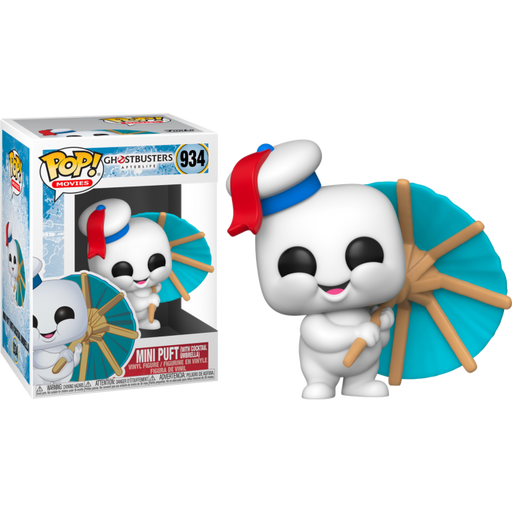 Funko Pop! Ghostbusters Afterlife - Mini Puft with Cocktail Umbrella #934 - Pop Basement