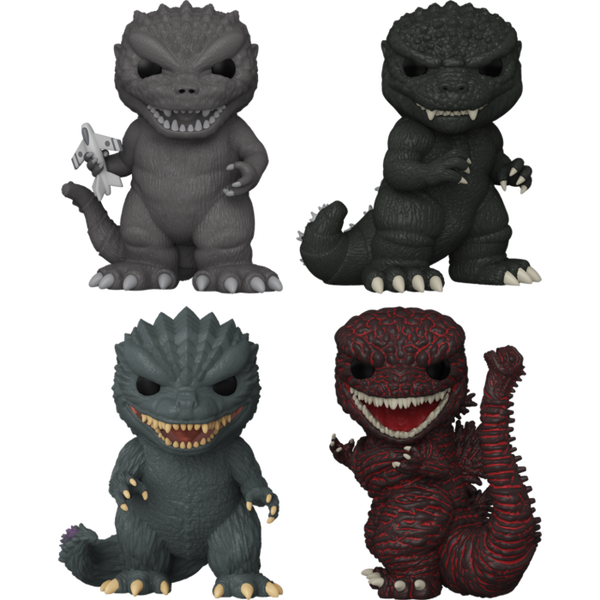 Funko Pop! Godzilla - 70th Anniversary - Bundle (Set of 4) - Pop Basement