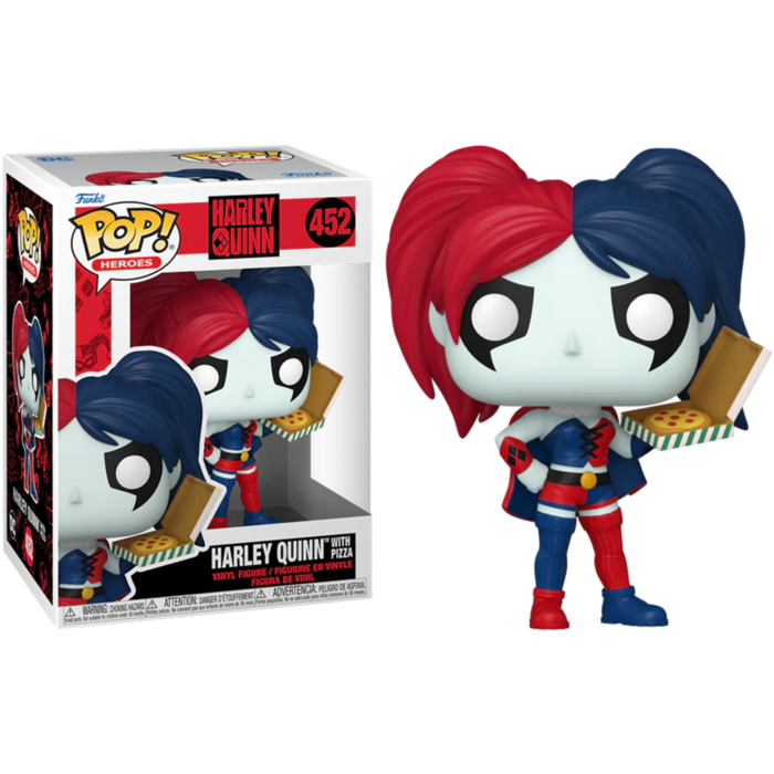 Funko Pop! Harley Quinn - 30th Anniversary - Harley Quinn with Pizza #452 - Pop Basement