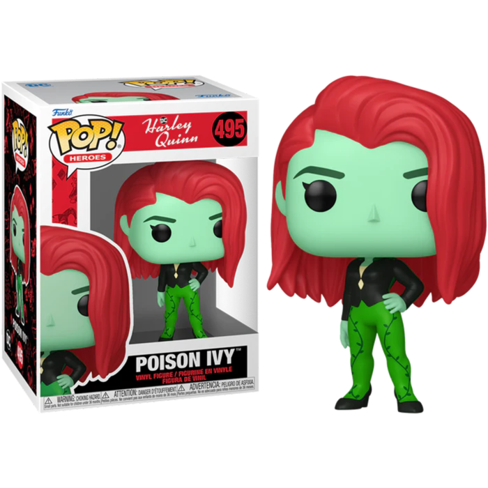 Funko Pop! Harley Quinn - Animated TV Series (2019) - Poison Ivy  #495 - Pop Basement