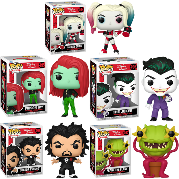 Funko Pop! Harley Quinn - Animated TV Series (2019) - The Final Joke Bundle - (Set of 5) - Pop Basement