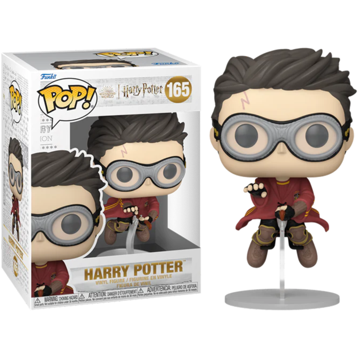 Funko Pop! Harry Potter and the Prisoner of Azkaban - Harry Potter with Nimbus 2000 #165 - Pop Basement