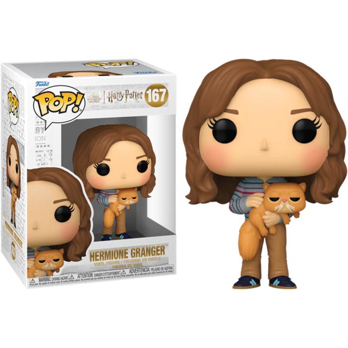 Funko Pop! Harry Potter and the Prisoner of Azkaban - Hermione Granger with Crookshanks #167 - Pop Basement